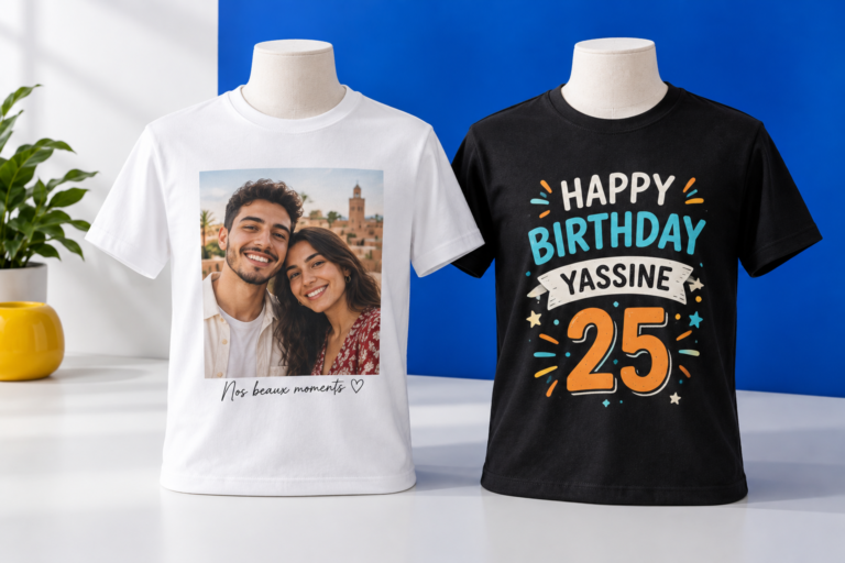 تيشرتات بطباعة حسب الطلب